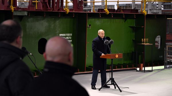 Рабочая поездка президента РФ В. Путина в Санкт-Петербург