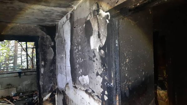 Смертельный пожар в поселке Партенит в Алуште