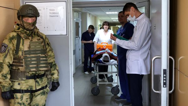 Военные России в больнице