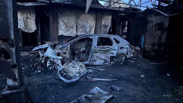 Последствия удара по Токмаку Запорожской области
