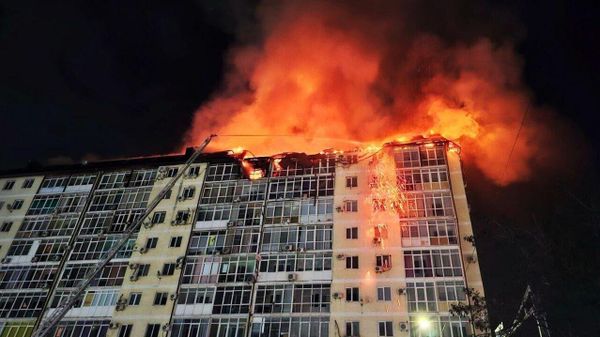 Пожар в Анапе