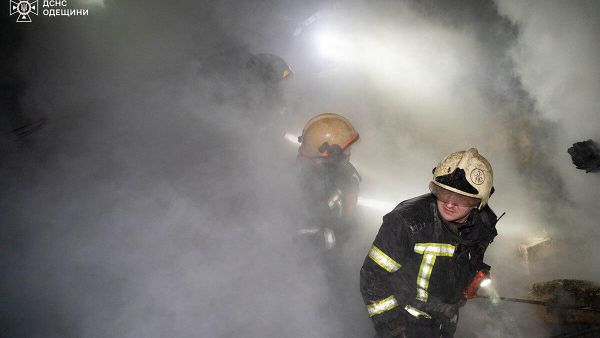 МЧС Украины на месте пожара