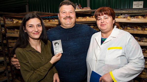 Семья Баланюк: Сергей, Елена и их дочь Татьяна