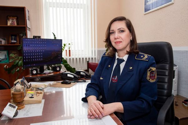 Елена Юрьевна на рабочем месте