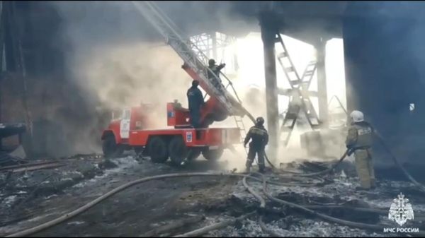 Пожар в Тыве
