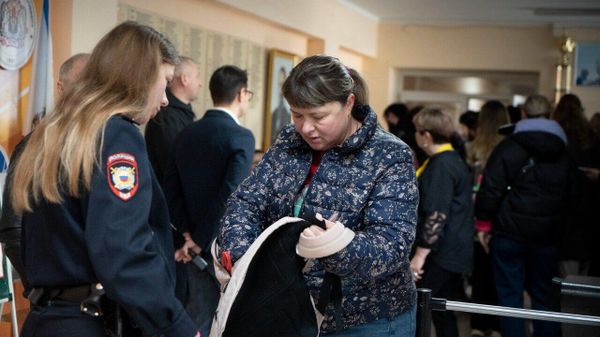 Голосование на выборах президента России в Симферополе