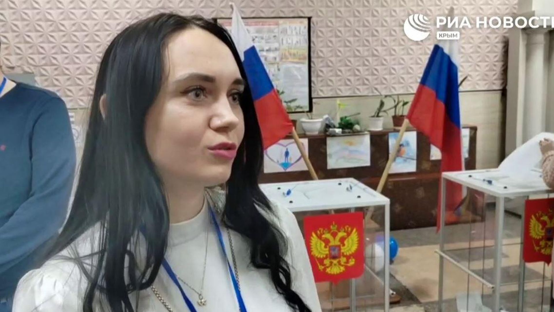 Жители Херсонской области рассказали, что голосуют на выборах президента с надеждой на мир и развитие  - РИА Новости, 1920, 15.03.2024
