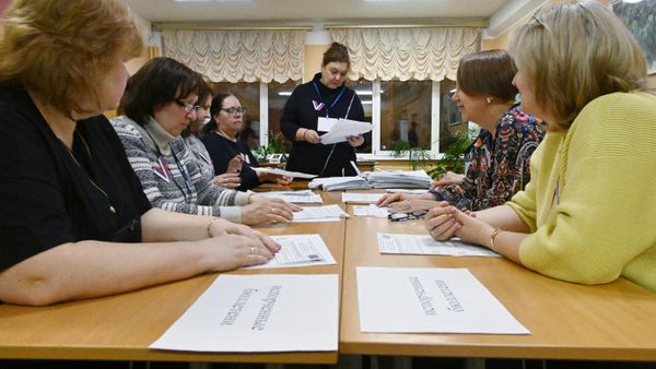 Подсчет голосов на выборах президента РФ