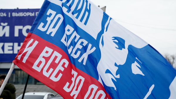 Автопробег в поддержку В. Путина в Луганске