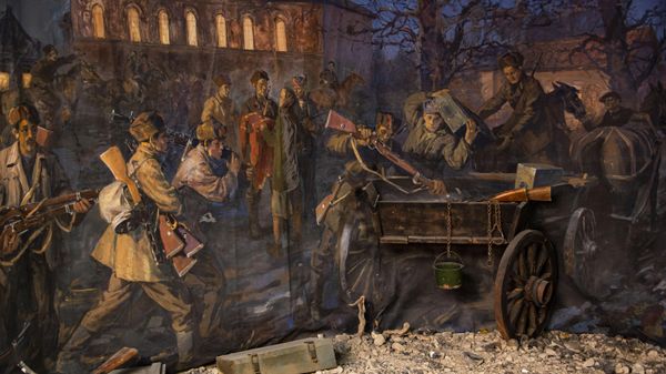 Сельская диорама в с. Ароматное Белогорского района