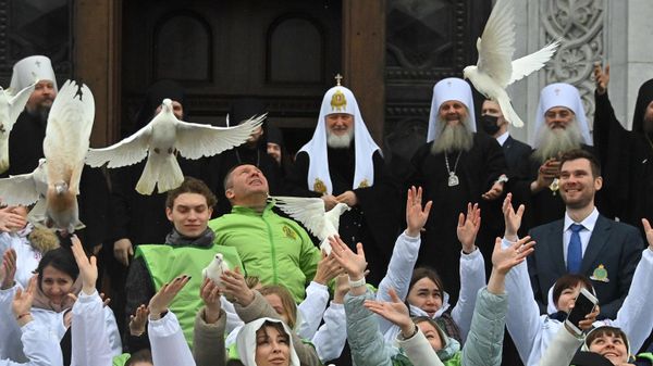 Патриаршее служение в праздник Благовещения Пресвятой Богородицы