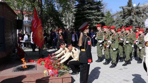Караул Вахта Памяти поколений — Пост № 1 открылся в Феодосии