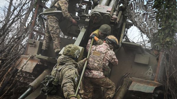 Боевая работа САУ Гиацинт-С группировки Центр