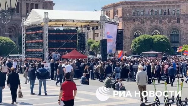 Жители Армении, недовольные ходом демаркации границы с Азербайджаном