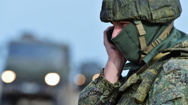 Российский военнослужащий