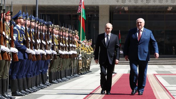 Рабочий визит президента Владимира Путина в Белоруссию. День второй