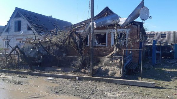 Последствия обстрела Белгородской области
