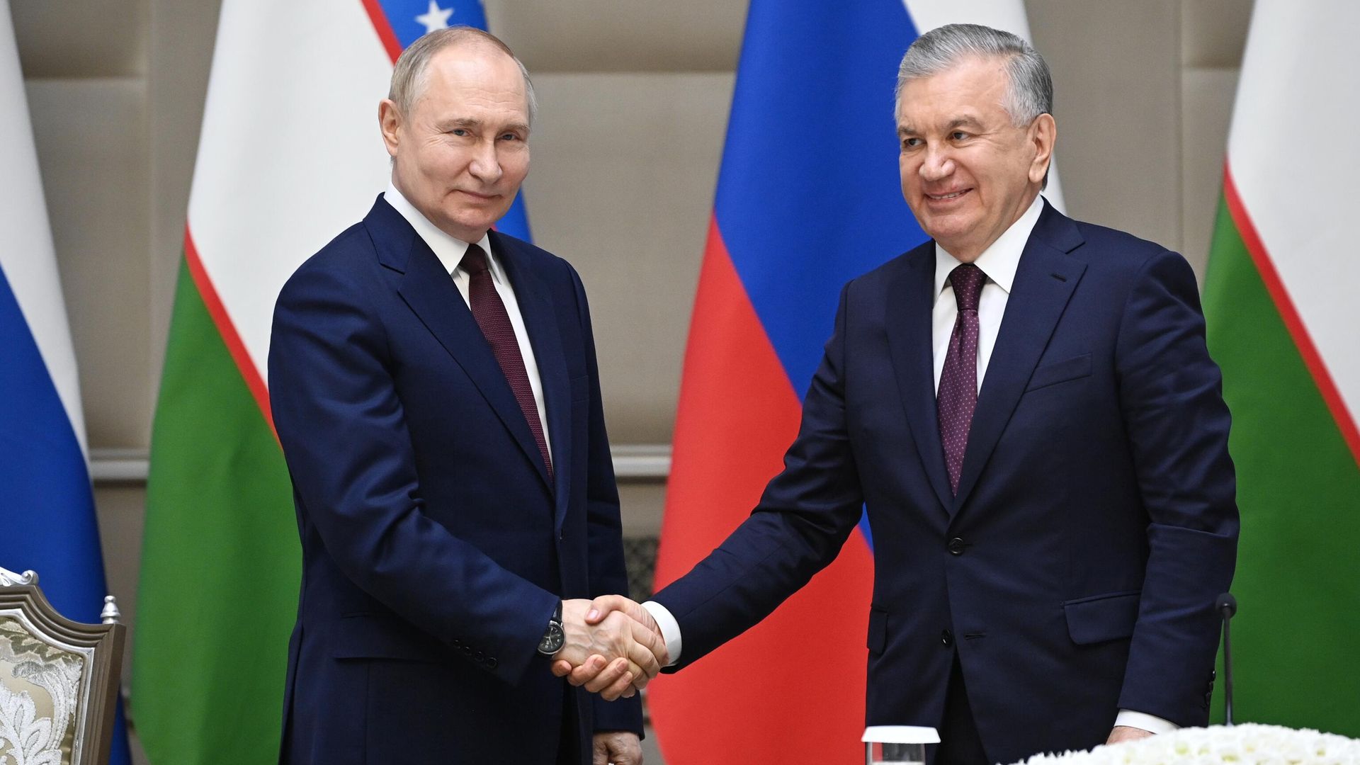 Рабочий визит президента Владимира Путина в Узбекистан. День второй Рабочий визит президента Владимира Путина в Узбекистан. День второй - РИА Новости, 1920, 27.05.2024