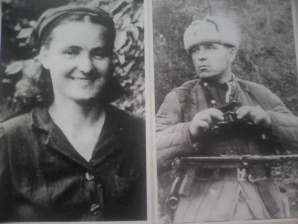 Партизаны Михаил Ильич Чуб и Анастасия Васильевна