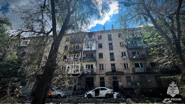 Последствия удара ВСУ по Луганску