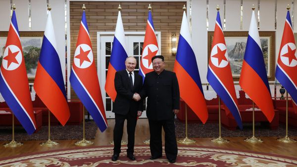 Дружественный государственный визит президента Владимира Путина в КНДР