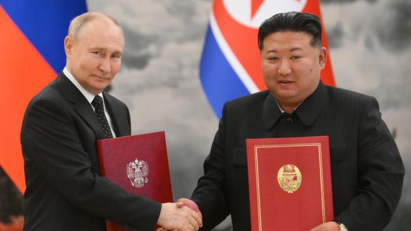 Дружественный государственный визит президента Владимира Путина в КНДР