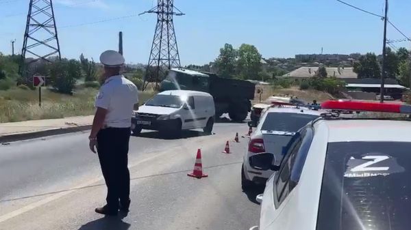 Смертельное ДТП произошло в районе поселка Кача возле Севастополя.