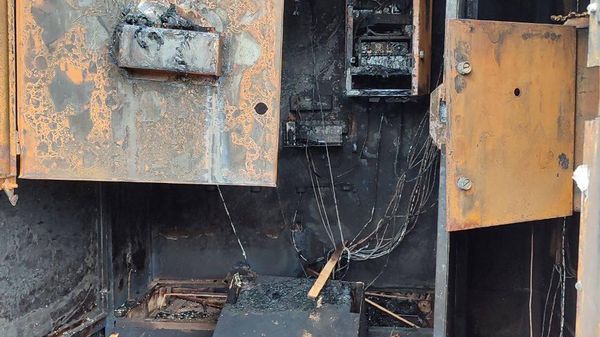 Пост радиационного контроля ЗАЭС полностью уничтожен артобстрелом ВСУ Пост радиационного контроля ЗАЭС полностью уничтожен артобстрелом ВСУ