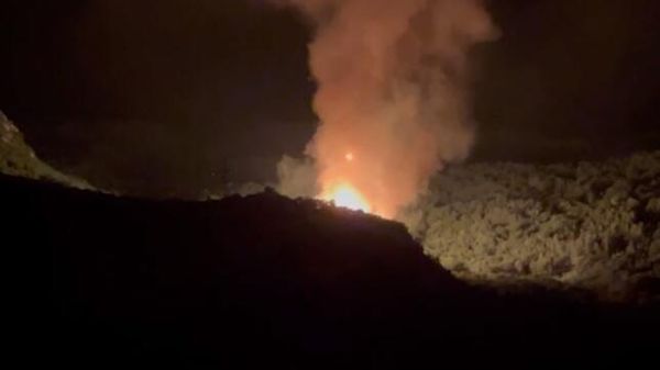 Пожар на газораспределителе под Алуштой
