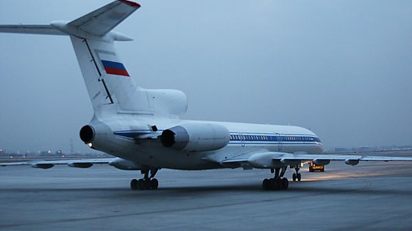 Самолет в аэропорту Анкары