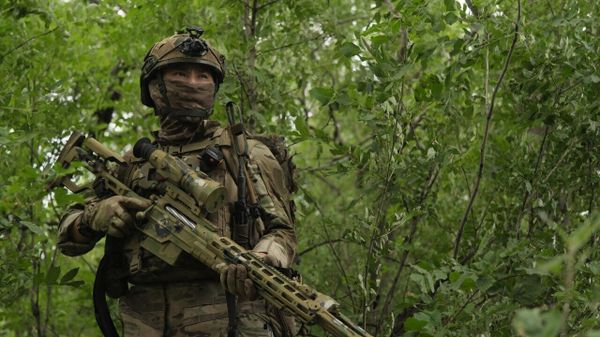 Солдаты ВС РФ в зоне спецоперации