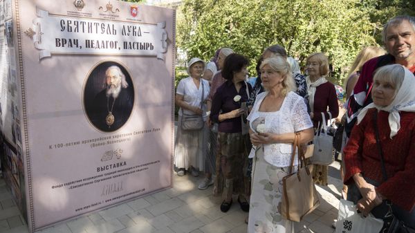 Открытие памятника Святителю Луки в Симферополе