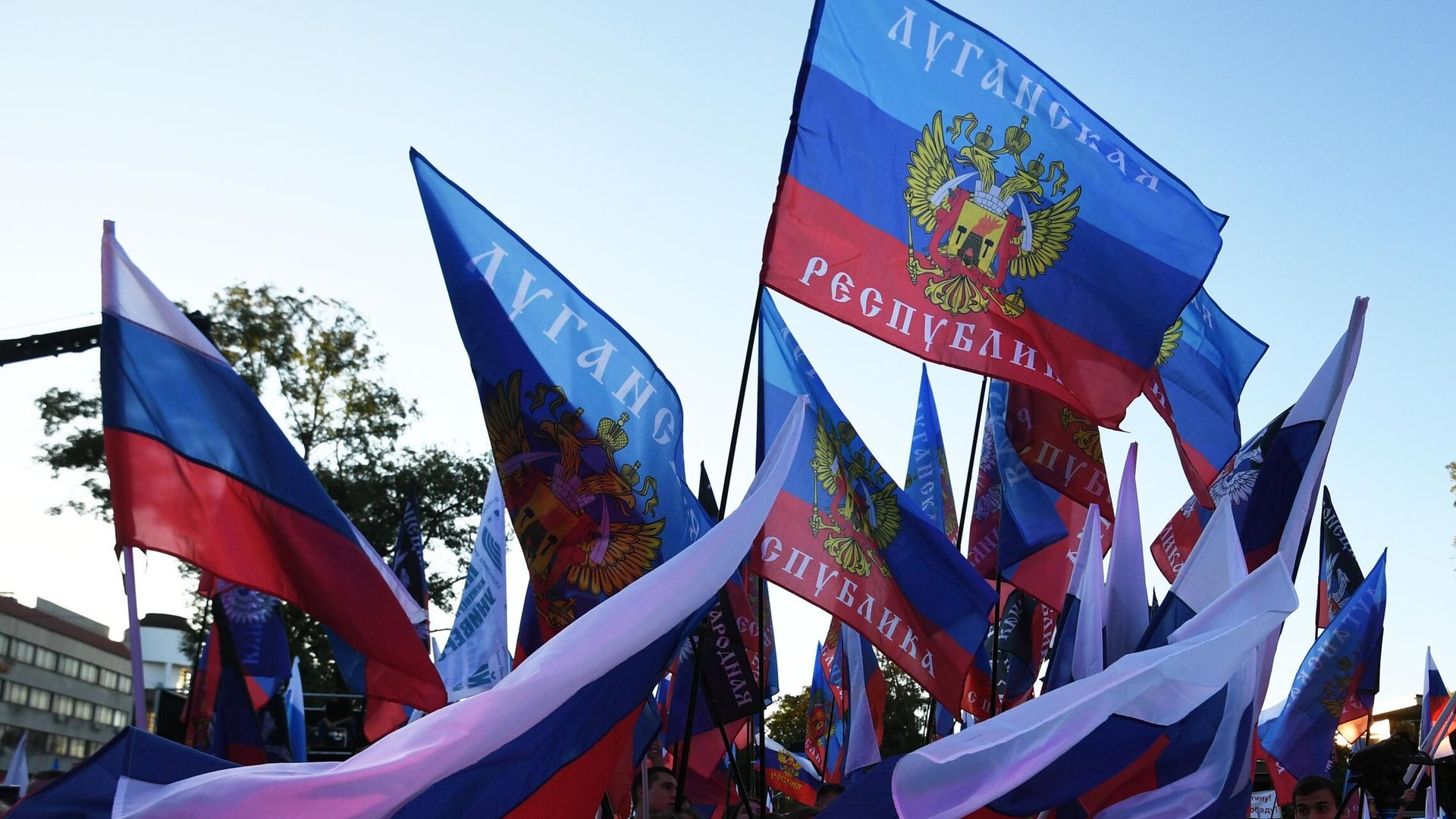 Празднование присоединения к России новых регионов в Симферополе - РИА Новости, 1920, 11.05.2025