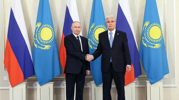 Государственный визит президента РФ В. Путина в Казахстан