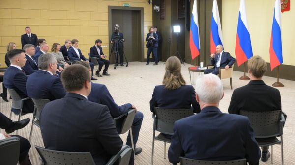 Встреча президента Владимира Путина с молодыми учеными