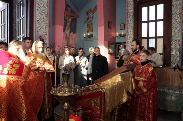 В храм у мемориала Концлагерь Красный в Крыму передана частица мощей Георгия Победоносца