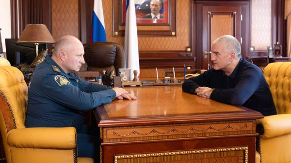 Глава МЧС Александр Куренков проверил работы по очистке берегов Крыма от мазута