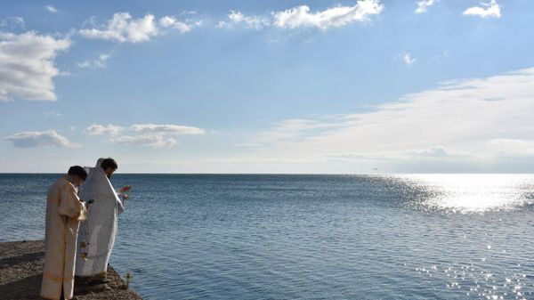 Праздник Крещения Господня в Алуште Праздник Крещения Господня в Алуште