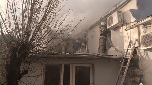 Пожар в Ялте