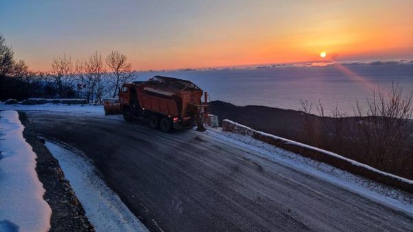 Снег в Крыму