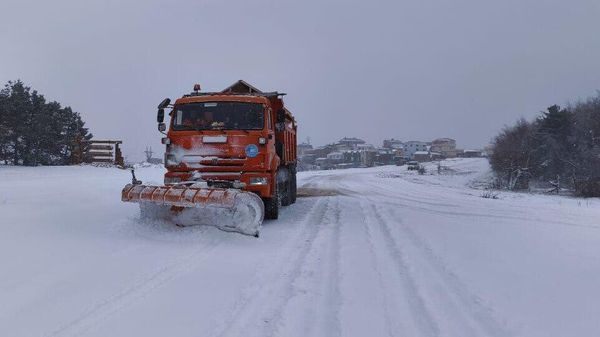 Снег в Крыму