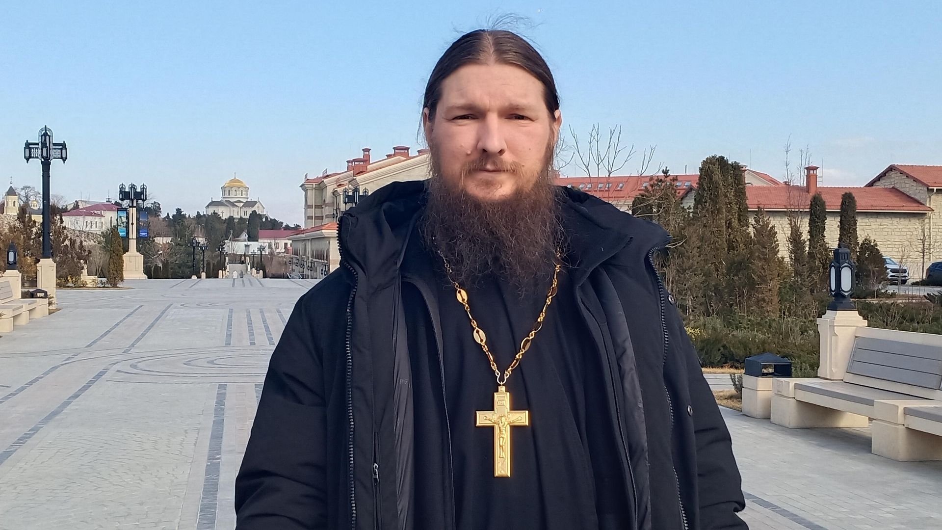 Насельник Свято-Владимирского Херсонесского монастыря, иеромонах Анастасий (Байков) - РИА Новости, 1920, 03.03.2025