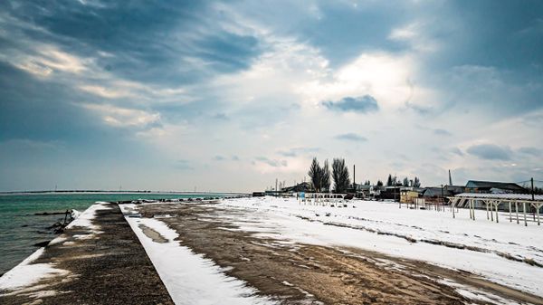 Азовское море зимой