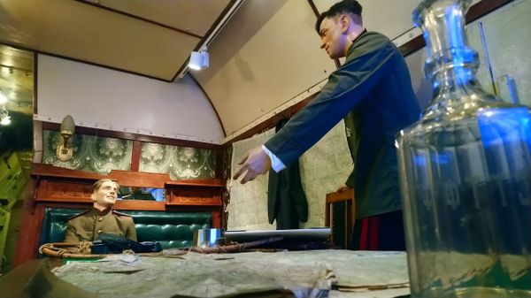 В Керчи встретили Поезд Победы.