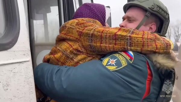 В Курской области эвакуируют людей с освобожденных территорий 