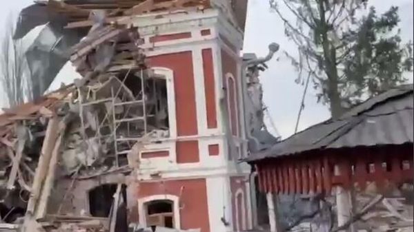 Краеведческий музей в Судже, разрушенный атакой ВСУ