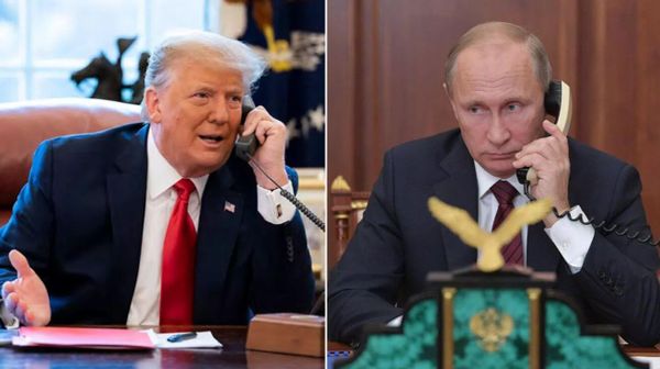 Дональд Трамп и Владимир Путин
