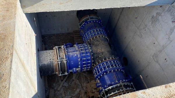 Строительство водовода в Евпатории