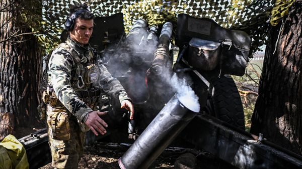 Боевая работа артиллеристов отдельного батальона АрБат в Курской области