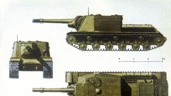 Тяжелая самоходная установка ИСУ-152 Тяжелая самоходная установка ИСУ-152
